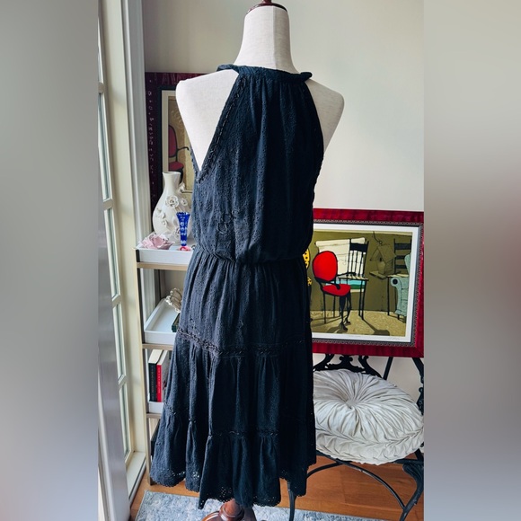 NWT Love Sam Elegant Black Midi Dress - Picture 5 of 9